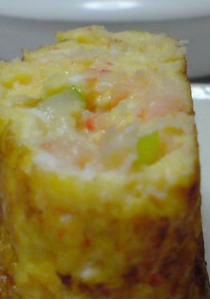 カニ缶でカニ玉風卵焼き-レシピのメイン写真