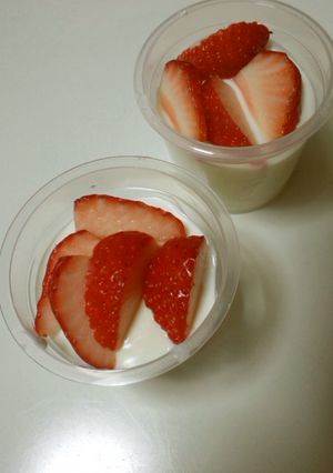 ＊水切りヨーグルトプリン＊-レシピのメイン写真