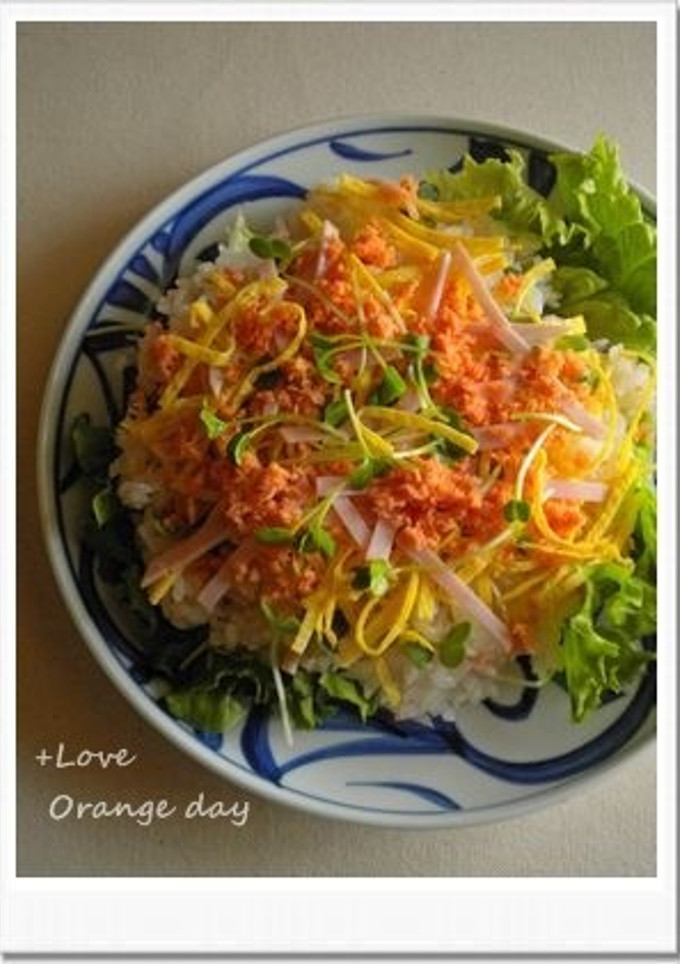 鮭フレークで✽レモン風味の簡単ちらし寿司-レシピのメイン写真