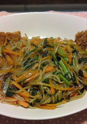 野菜あんかけトンカツ〜柚子風味〜-レシピのメイン写真