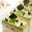 抹茶チョコ小豆のモンブランショートケーキ