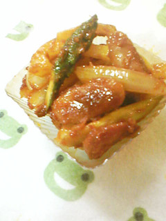 弁当に野菜を♡ 簡単ケチャカレー炒め☆-レシピのメイン写真