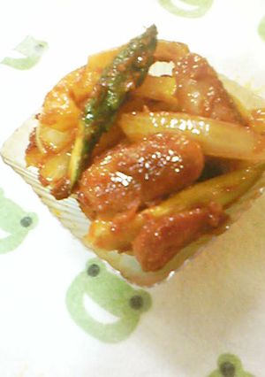 弁当に野菜を♡　簡単ケチャカレー炒め☆-レシピのメイン写真