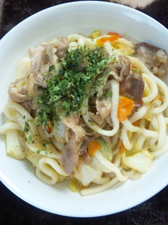 肉野菜たっぷり焼きうどん-レシピのメイン写真