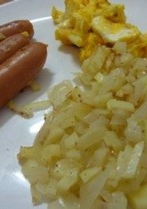 忙しい朝に☆フライパン一つで3おかず-レシピのメイン写真