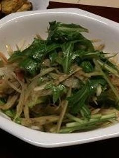 ポン酢で☆ごぼうと水菜のサラダ-レシピのメイン写真