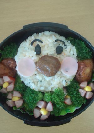 アンパンマン　デコおにぎり-レシピのメイン写真