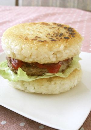カリッとチーズライスバーガー-レシピのメイン写真