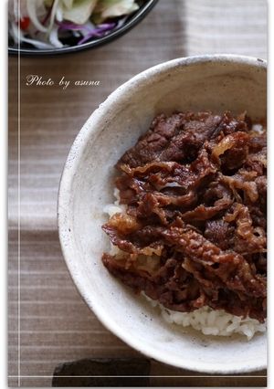 牛めし-レシピのメイン写真