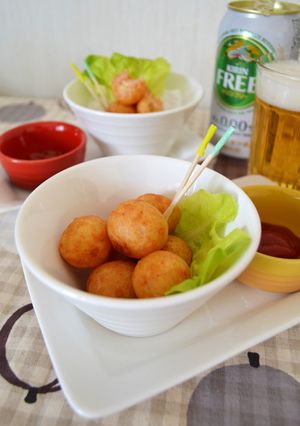 トマトとベーコンのチーズIN揚げニョッキ-レシピのメイン写真