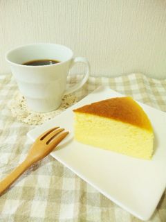 計量スプーンdeスフレチーズケーキ-レシピのメイン写真