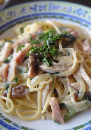 ベーコンクリームパスタ-レシピのメイン写真