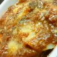 パスタソースでラザニア風