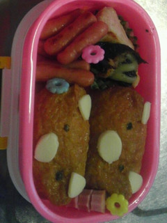 豚のような熊稲荷弁当-レシピのメイン写真