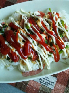 簡単♪ほうれん草のトロトロオムレツご飯-レシピのメイン写真
