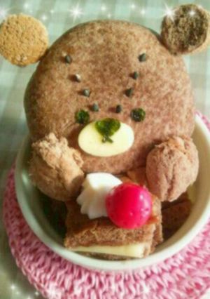 デコパン*くまのがっこうジャッキー-レシピのメイン写真