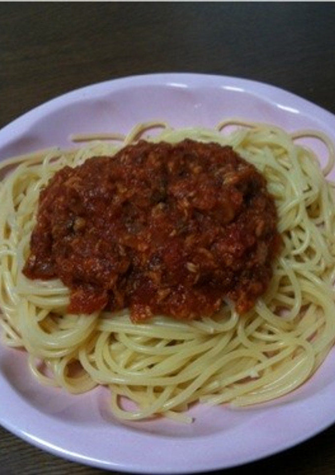 トマトパスタ~イワシの缶詰を使って~-レシピのメイン写真