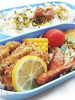 ヒレカツ弁当-レシピのメイン写真