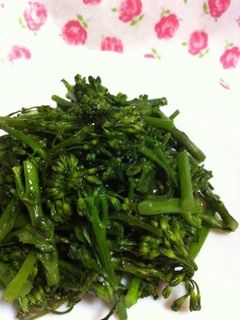 超簡単.丼で.5分.ブロッコリー菜花炒め-レシピのメイン写真