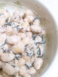 塩麹豆腐でゆで大豆とひじきの白和え-レシピのメイン写真