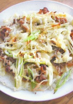 焼き肉らいすピザ-レシピのメイン写真