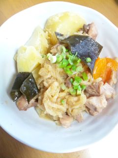 塩麹で切り干し大根と鶏肉の煮物◎圧力鍋◎-レシピのメイン写真