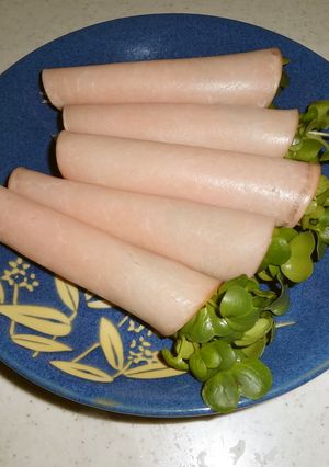 簡単☆ハムのかいわれ巻き-レシピのメイン写真