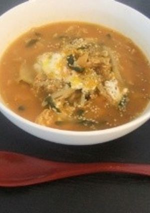 お野菜たっぷり！韓国風スープでダイエット-レシピのメイン写真