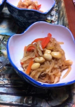 にんじんと切干大根の煮物-レシピのメイン写真