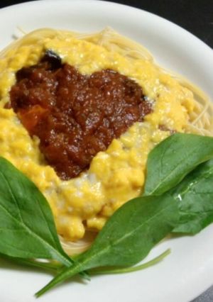 まるごと野菜パスタソースでオムパスタ★-レシピのメイン写真