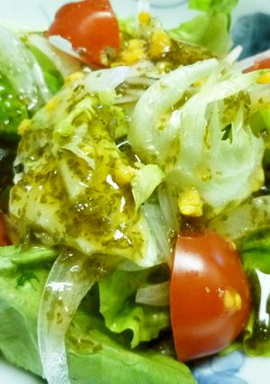 出し昆布でトロトロ昆布ドレッシング-レシピのメイン写真
