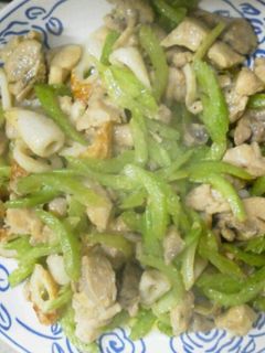 鶏肉とセロリのマヨ炒め-レシピのメイン写真