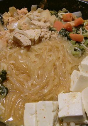 *我が家のキムチ豆乳鍋☆ 春ver.*-レシピのメイン写真