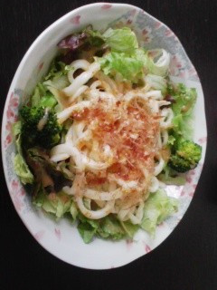 野菜たっぷりサラダうどん-レシピのメイン写真