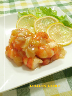 ➏ 簡単エビチリ★レモン風味 ➏-レシピのメイン写真