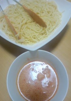 エビトマトチーズつけパスタ-レシピのメイン写真