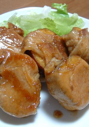 さつまいもの豚肉照り焼き-レシピのメイン写真