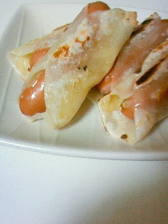 餃子の皮DEチーズウインナー-レシピのメイン写真