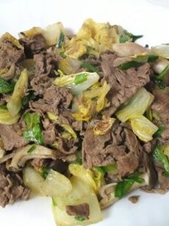 牛肉とキャベツのスタミナ焼き-レシピのメイン写真