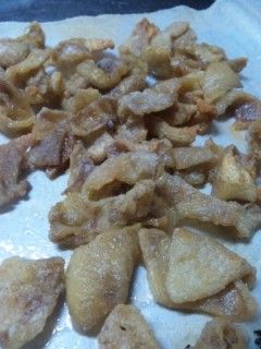 トースターで♪鶏皮から揚げ スープもね-レシピのメイン写真