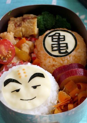 ドラゴンボール☆クリリンのキャラ弁-レシピのメイン写真