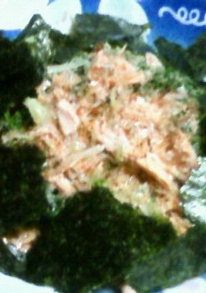 水菜と海苔めんつゆおかか和えサラダ-レシピのメイン写真