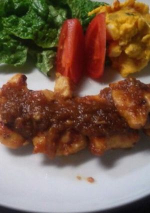 鶏肉オニオンソースがけ-レシピのメイン写真
