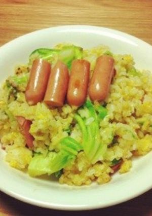 春キャベツチャーハン-レシピのメイン写真
