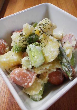 ぱりっと朝食でポテトサラダ！-レシピのメイン写真