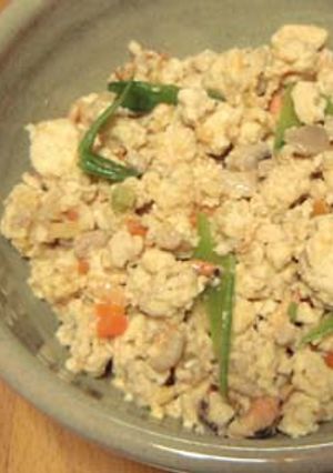 カルシウム増量炒り豆腐　-レシピのメイン写真