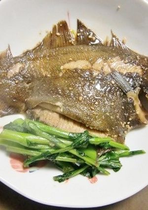 S&Bローストガーリックで真カレイの煮物-レシピのメイン写真