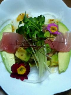 マグロとアボカドの粒マスタードサラダ-レシピのメイン写真