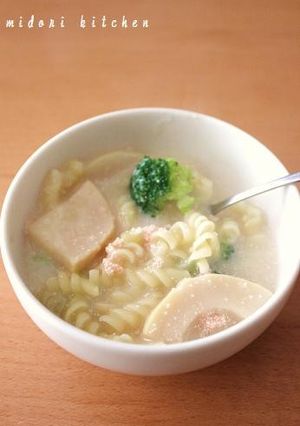 タラコと筍で＾＾春のごちそうスープパスタ-レシピのメイン写真