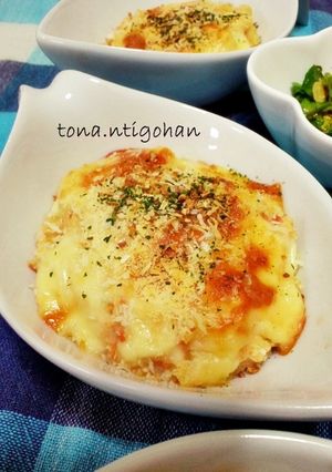 スープパスタの素でヘルシーおからグラタン-レシピのメイン写真